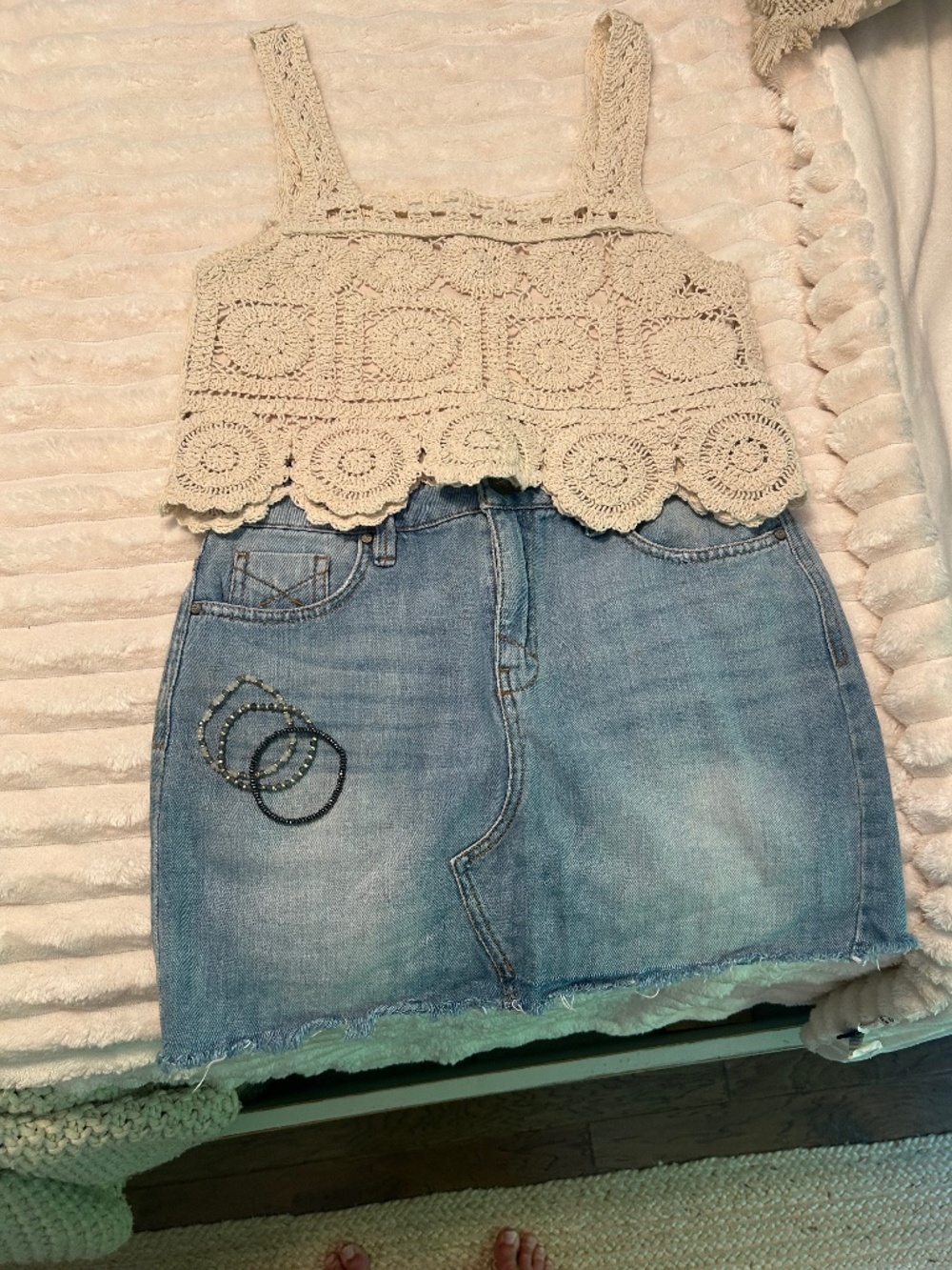 Jean skirt